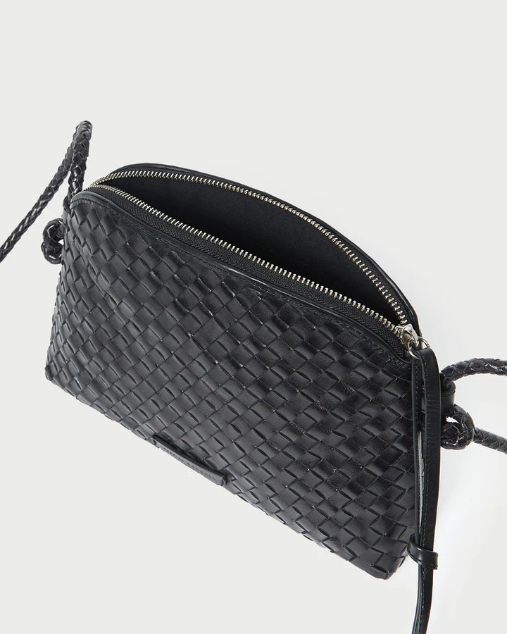 Mallory Woven Leather Crossbody - More Colors Available