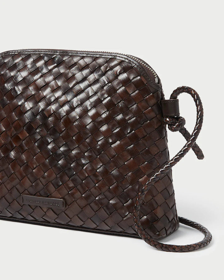 Mallory Woven Leather Crossbody - More Colors Available