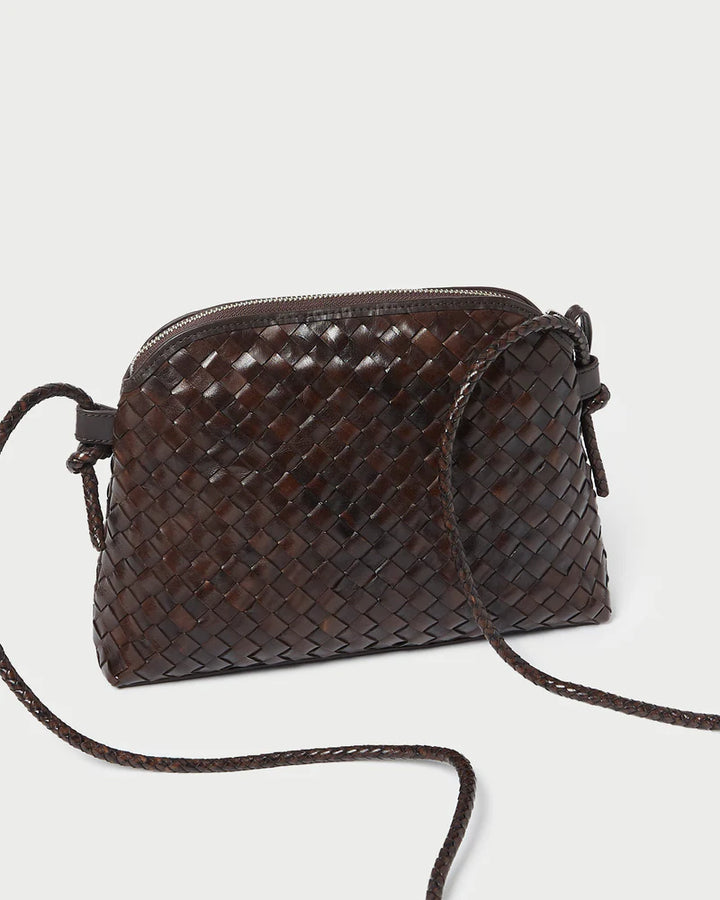 Mallory Woven Leather Crossbody - More Colors Available