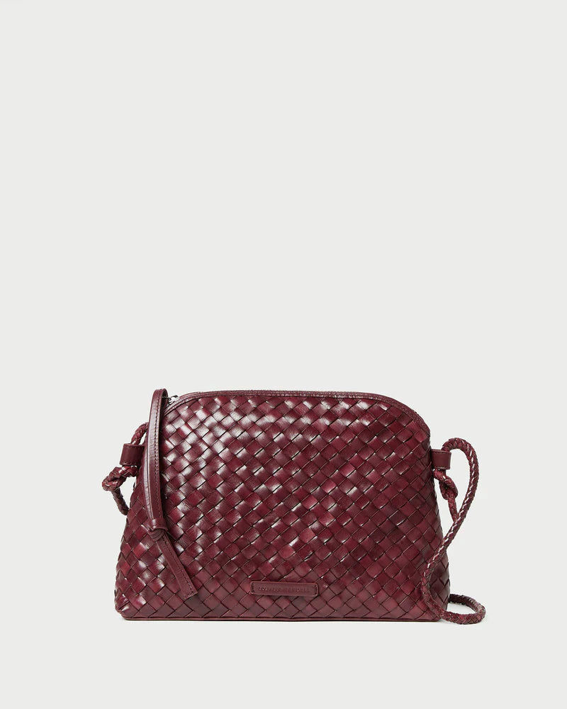 Mallory Woven Leather Crossbody - More Colors Available