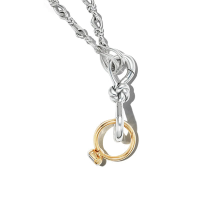 True Lover's Knot Lock - Sterling Silver