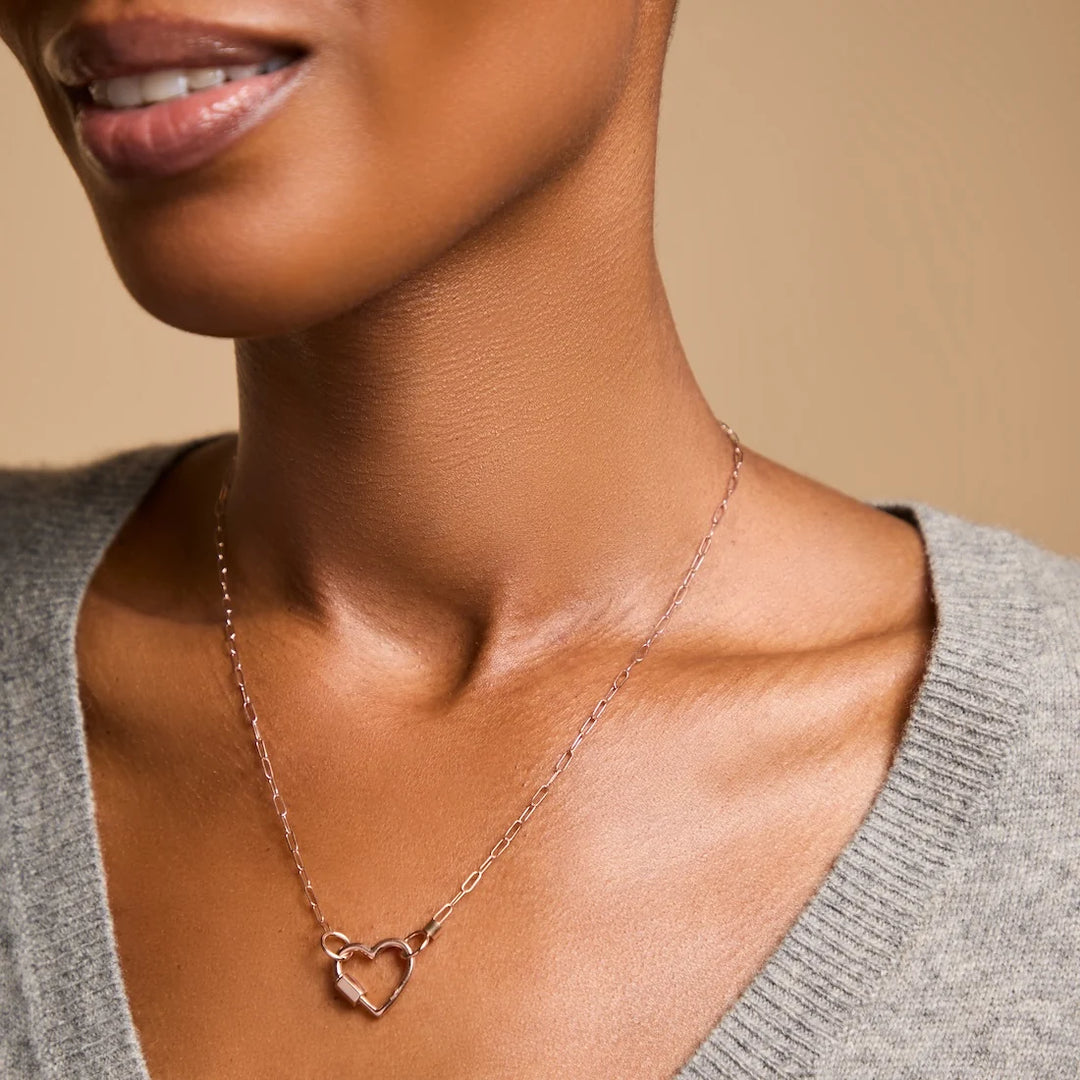 Square Link Chain in Gold Necklace