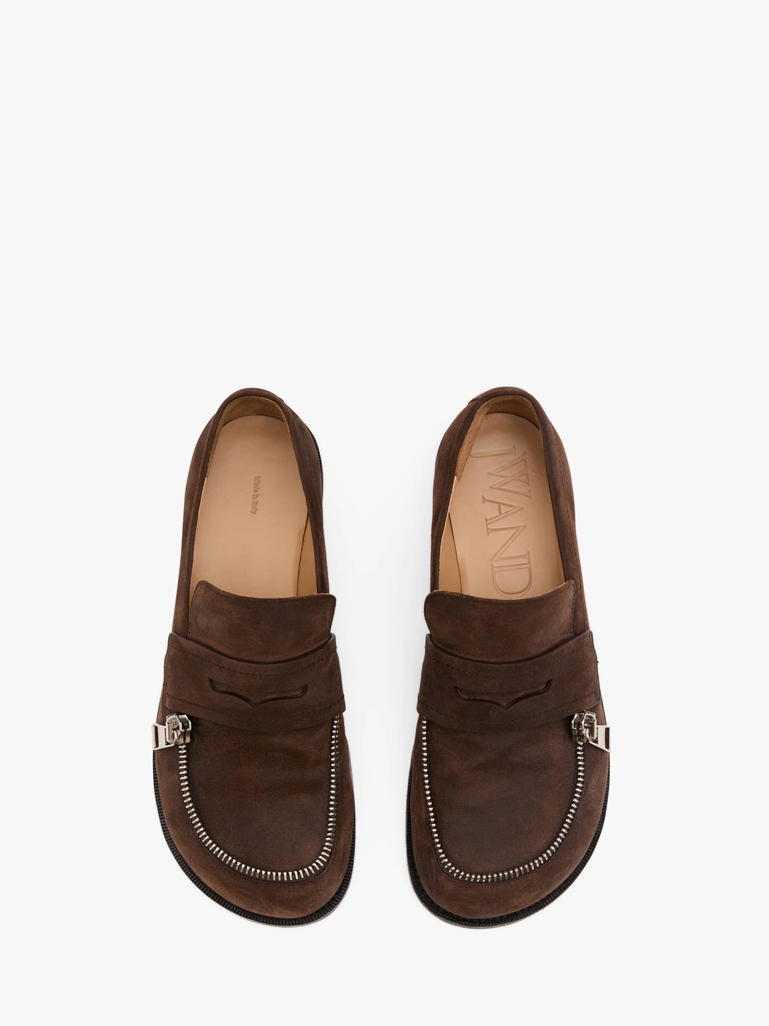 SUEDE BIKER MOCCASIN - Deep Walnut