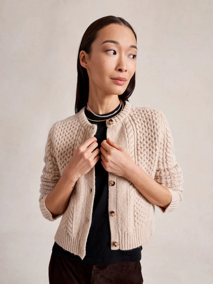 Mini Nuage Cardigan - Oat