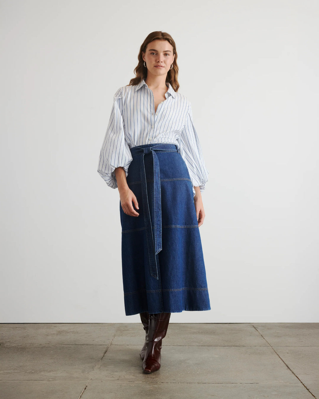 Hudley Skirt - Classic Indigo Blue