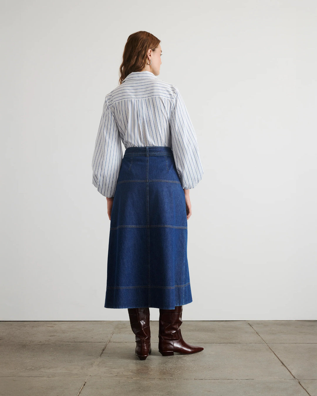 Hudley Skirt - Classic Indigo Blue