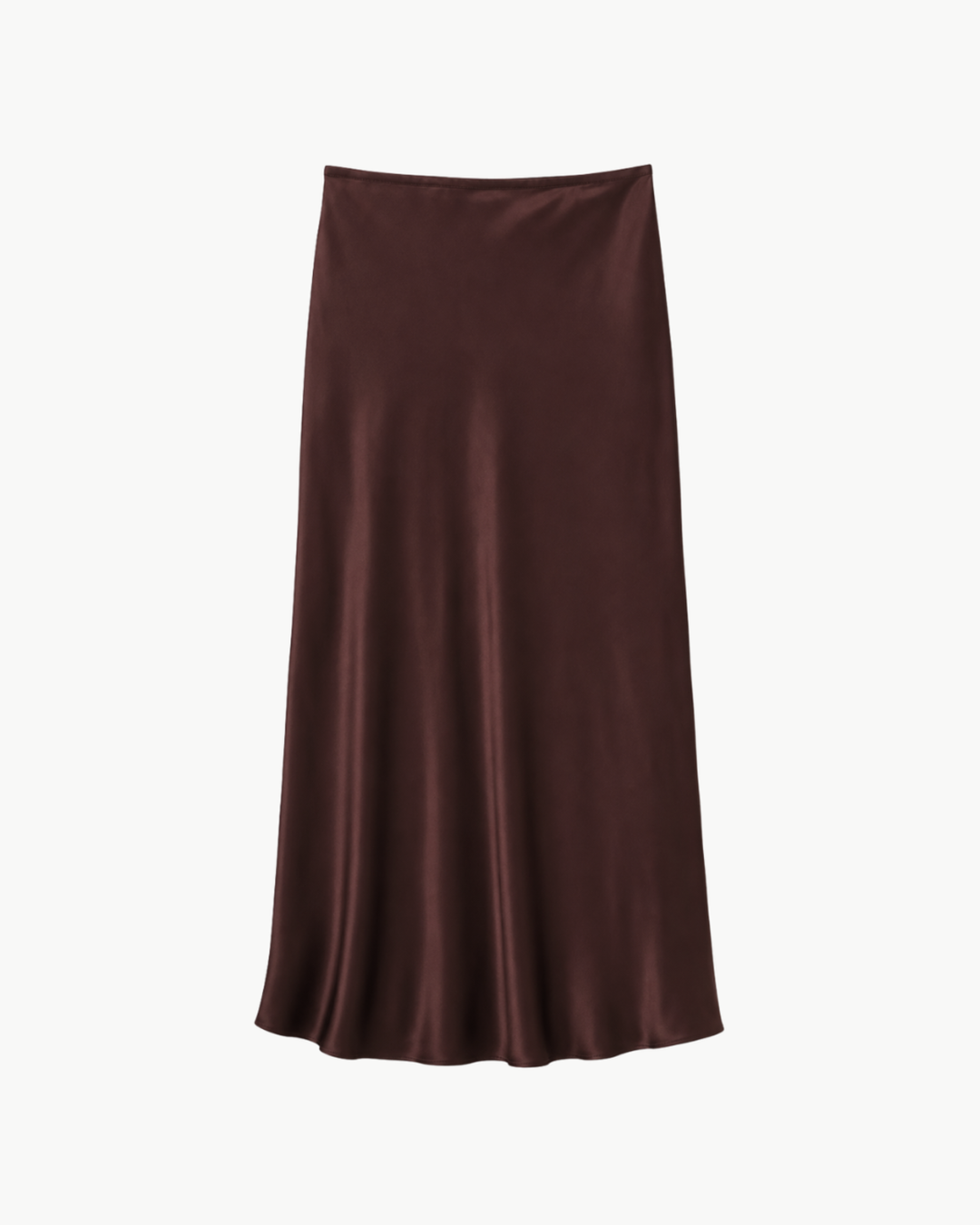 Miranda Scallop Skirt - Brown