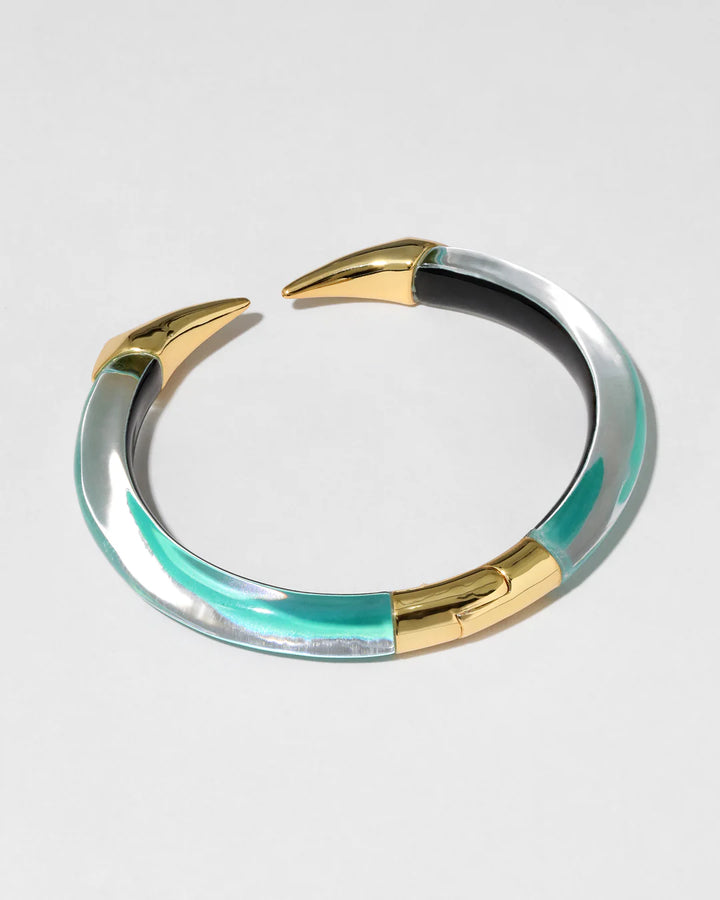 Mirrored Pyramid Lucite Brake Hinge - More Colors Available