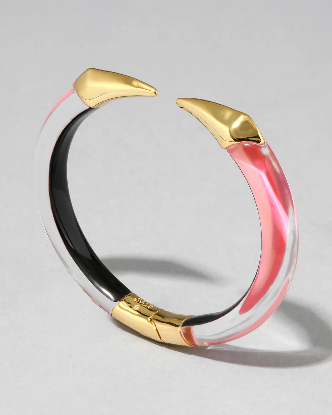 Mirrored Pyramid Lucite Brake Hinge - More Colors Available