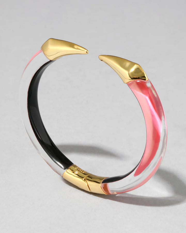 Mirrored Pyramid Lucite Brake Hinge - More Colors Available