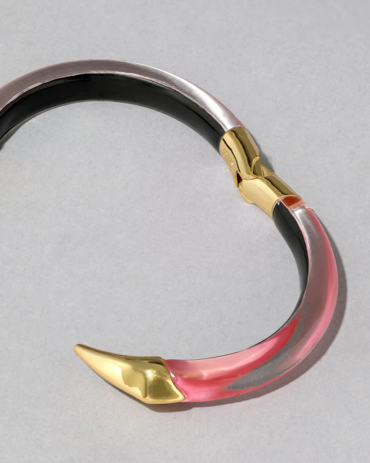 Mirrored Pyramid Lucite Brake Hinge - More Colors Available