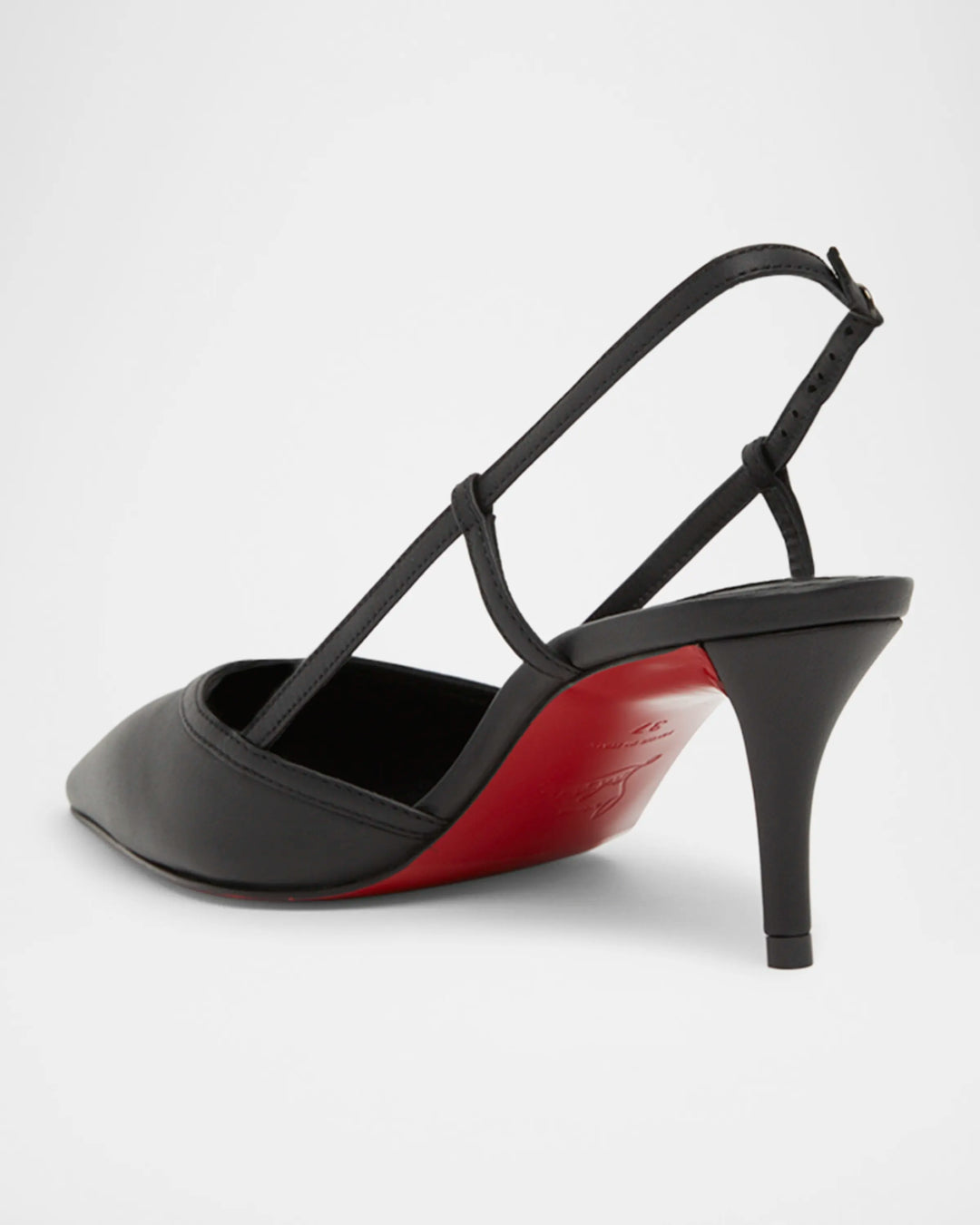 Miss Z Sling 60 Leather Pumps - Black