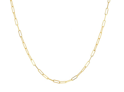 14K Baby Link Chain Necklace 20" - Yellow Gold
