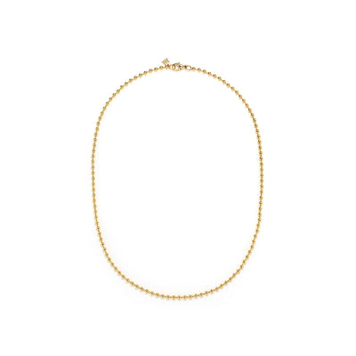 18K LARGE BALL CHAIN - 16"