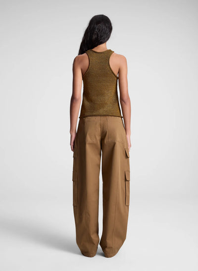 Nelly Open Knit Tank - Oil