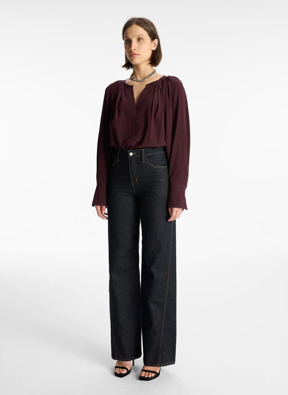 Nomad Silk Top - Chicory