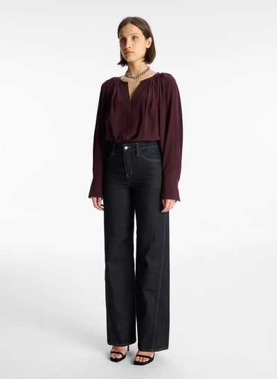 Nomad Silk Top - Chicory