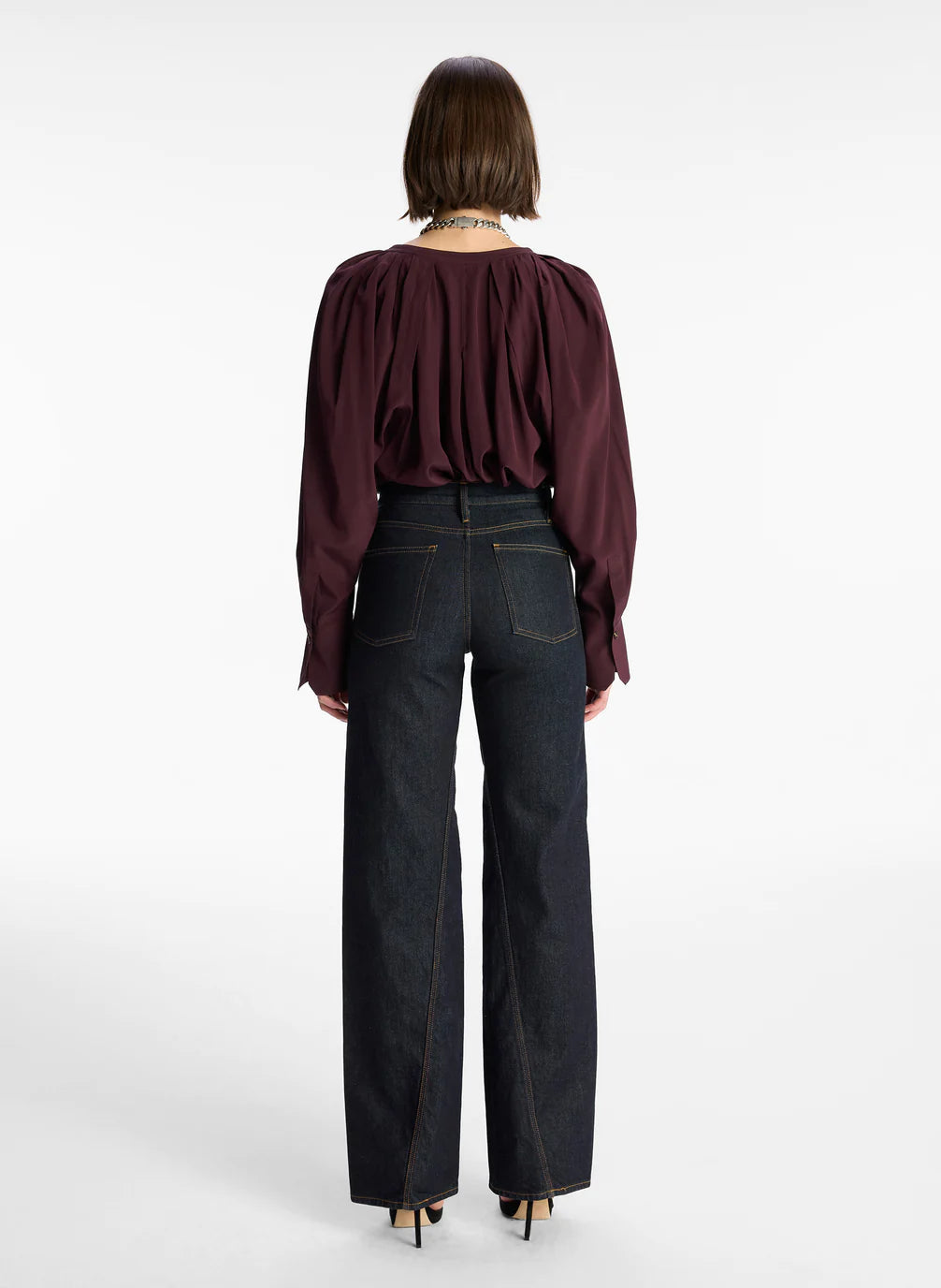 Nomad Silk Top - Chicory