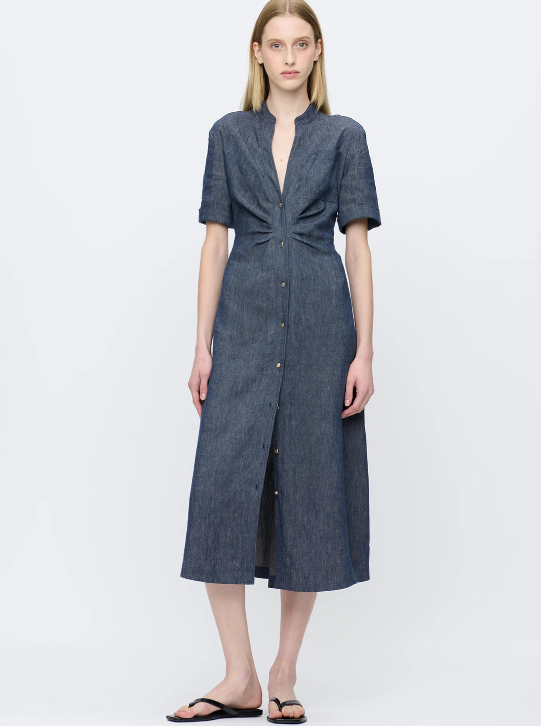Noor Dress - Denim