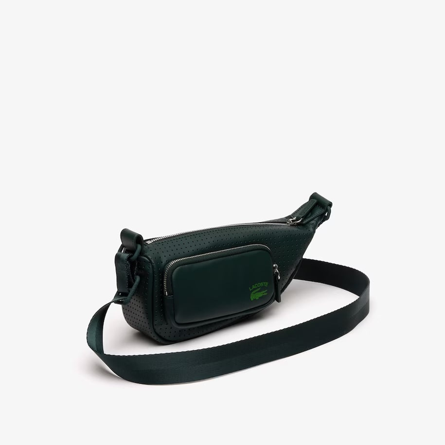 Unisex Perforated Small Shoulder Bag - Green – Coplons