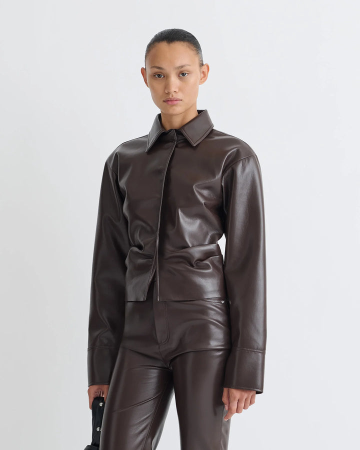 Hildie Okobor Shirt - Coffee Ground