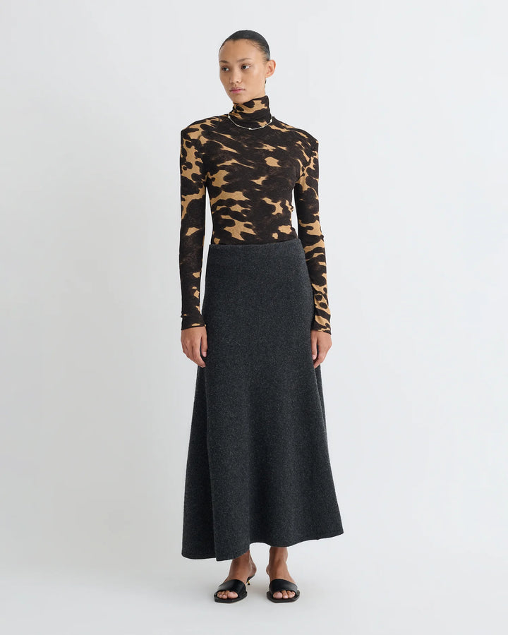 NAYELI TOP - Midnight Mocha Apricot