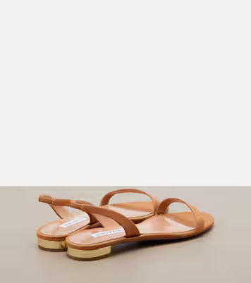 So Nude sandal flat - Cognac