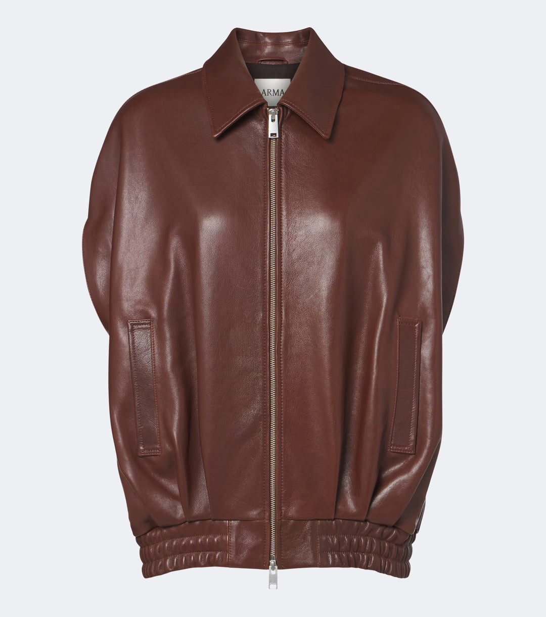 Bina Leather Vest - Dark Brown