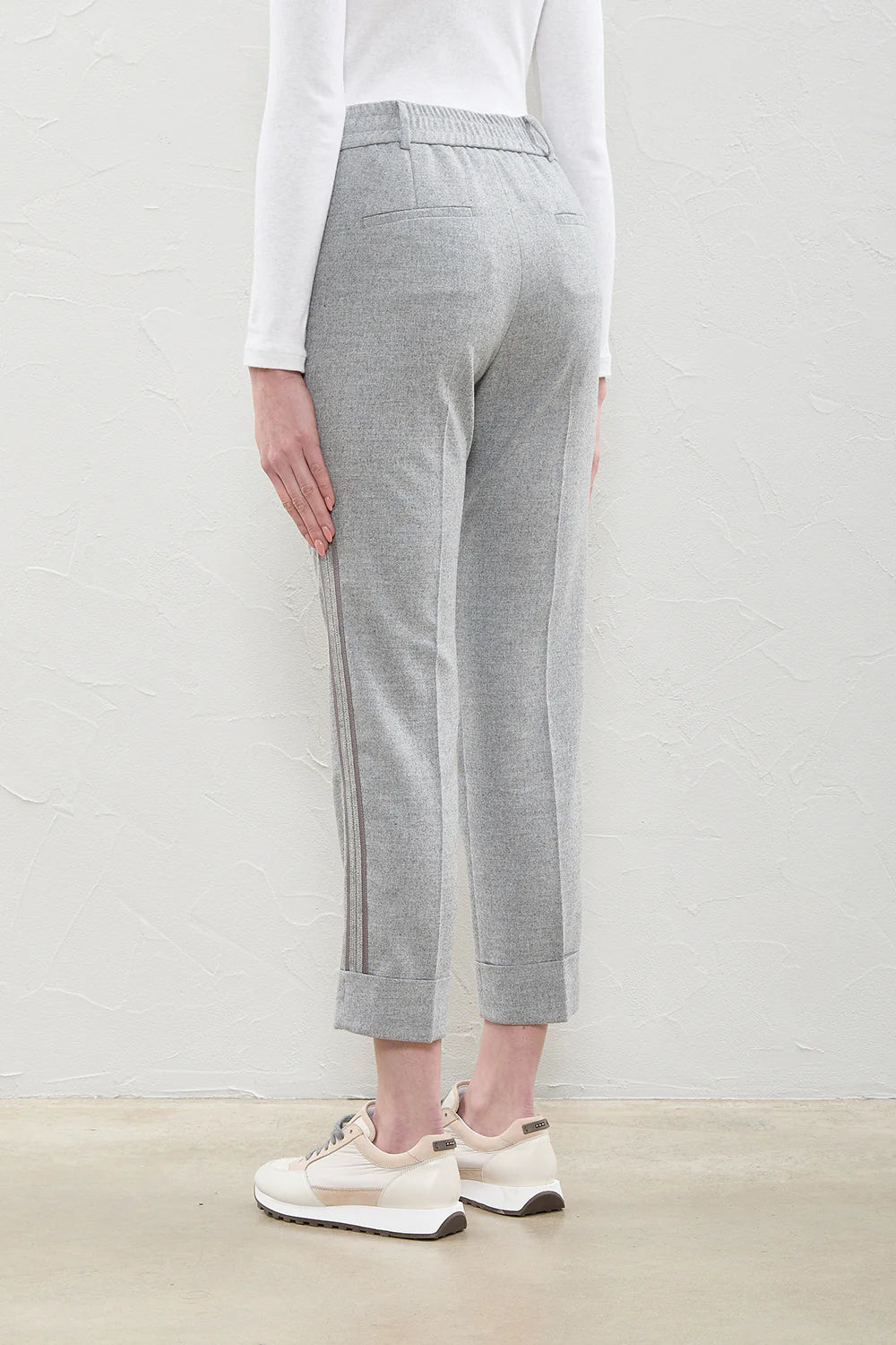 Stretch Wool and Cashmere Flannel Trousers - More Colors Available