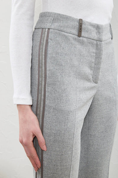 Stretch Wool and Cashmere Flannel Trousers - More Colors Available