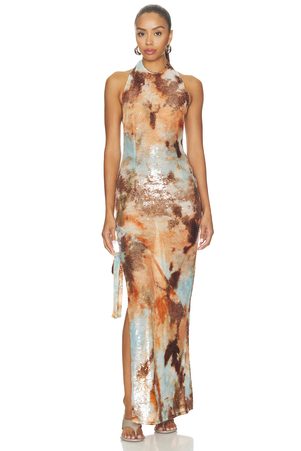 Bex Dress - Brown Multi