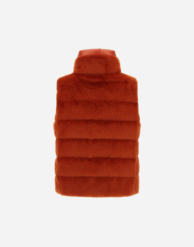 Alternatie Beaver Fur Vest - Orange
