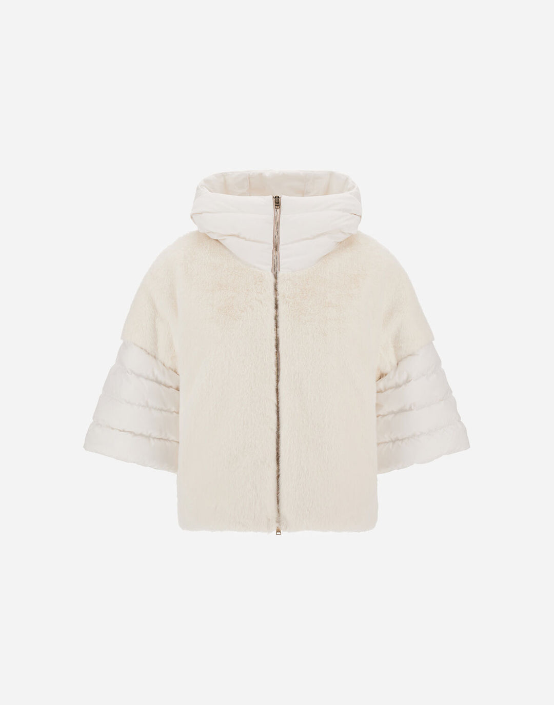 Herno Faux-Fur & Puffer Cape - More Colors Available