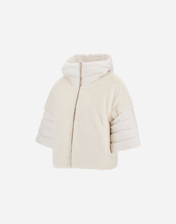 Herno Faux-Fur & Puffer Cape - More Colors Available