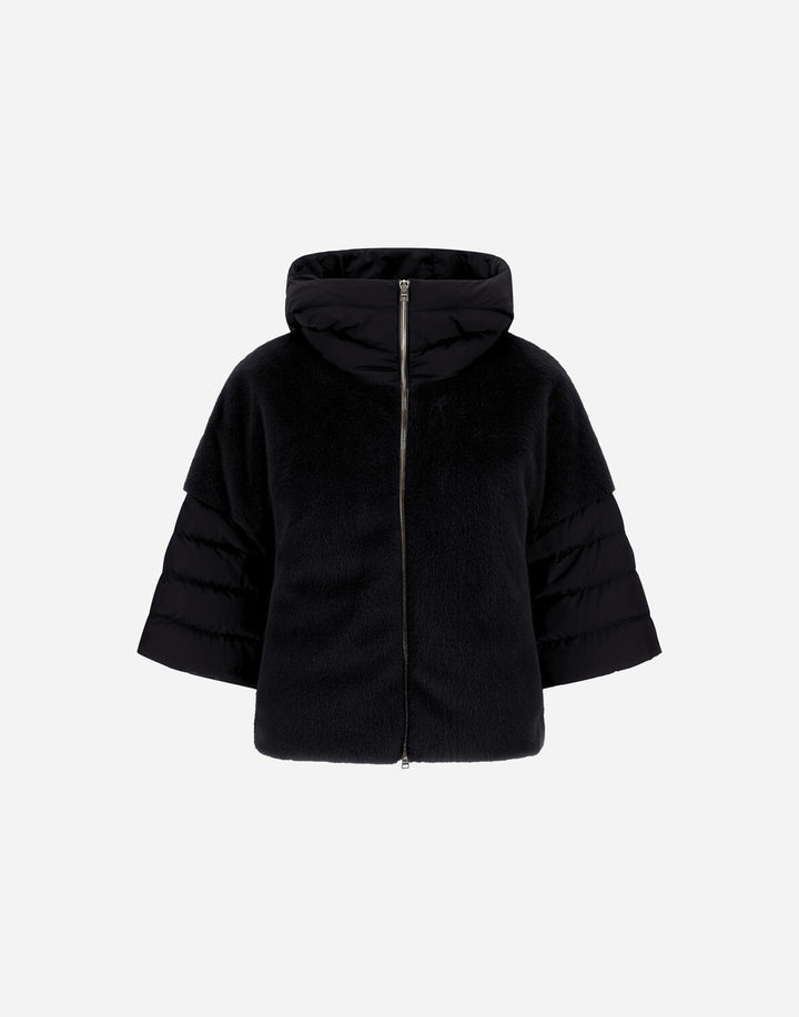 Herno Faux-Fur & Puffer Cape - More Colors Available