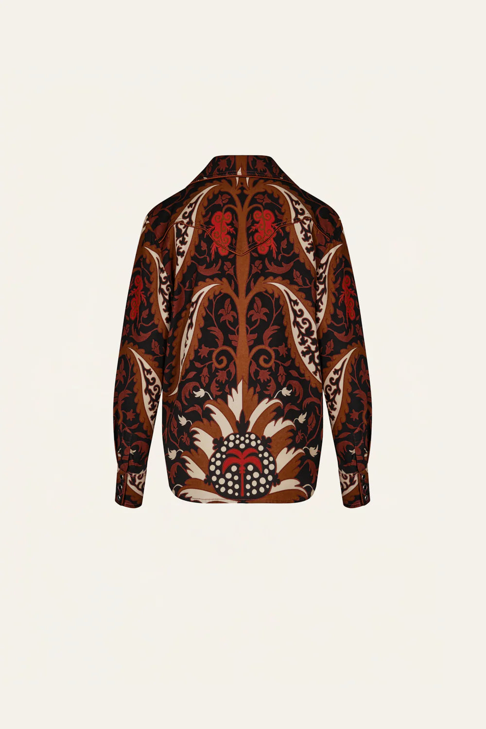 Hacia Puerto Shirt - Black/Mocca/Sand/Red