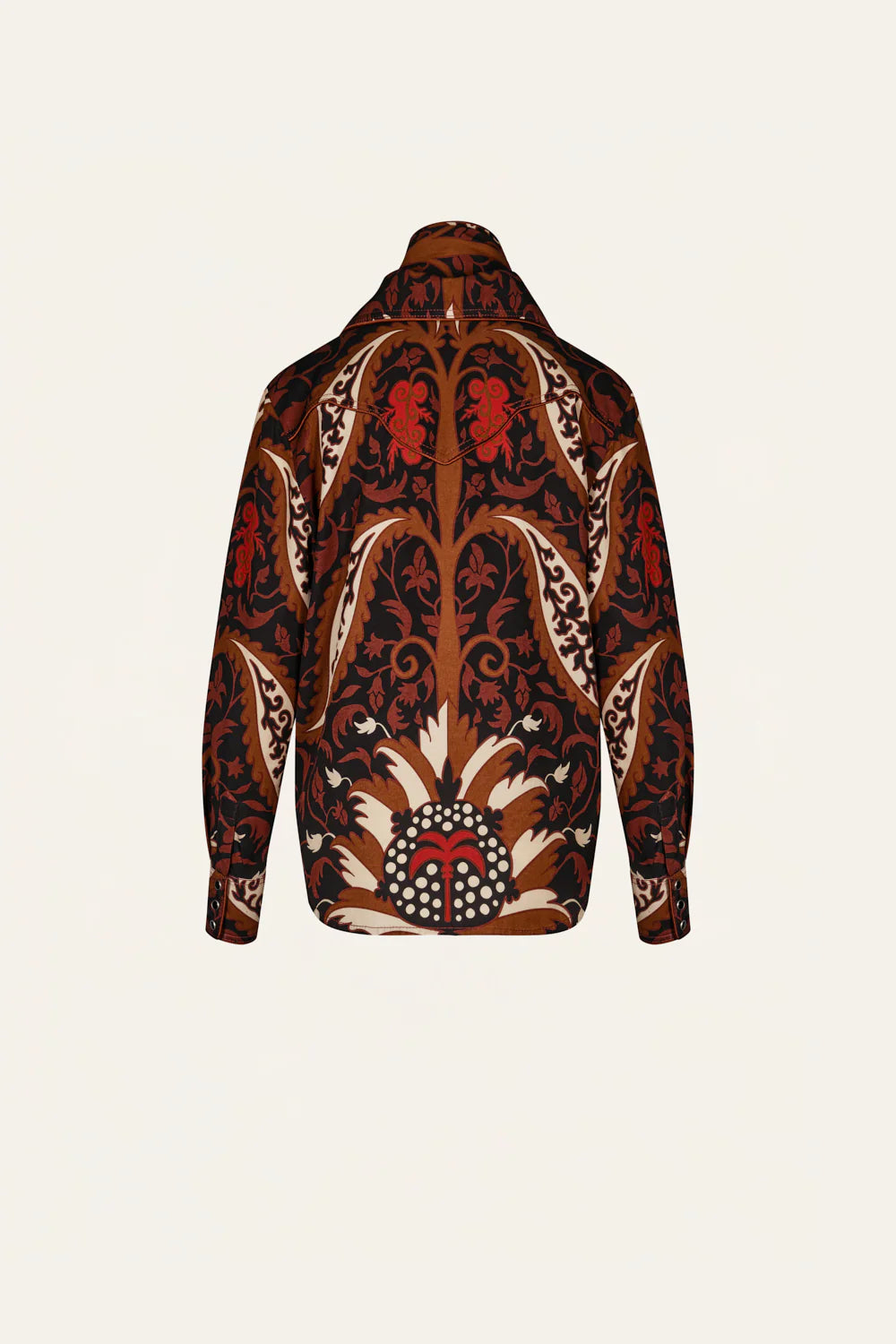 Hacia Puerto Shirt - Black/Mocca/Sand/Red