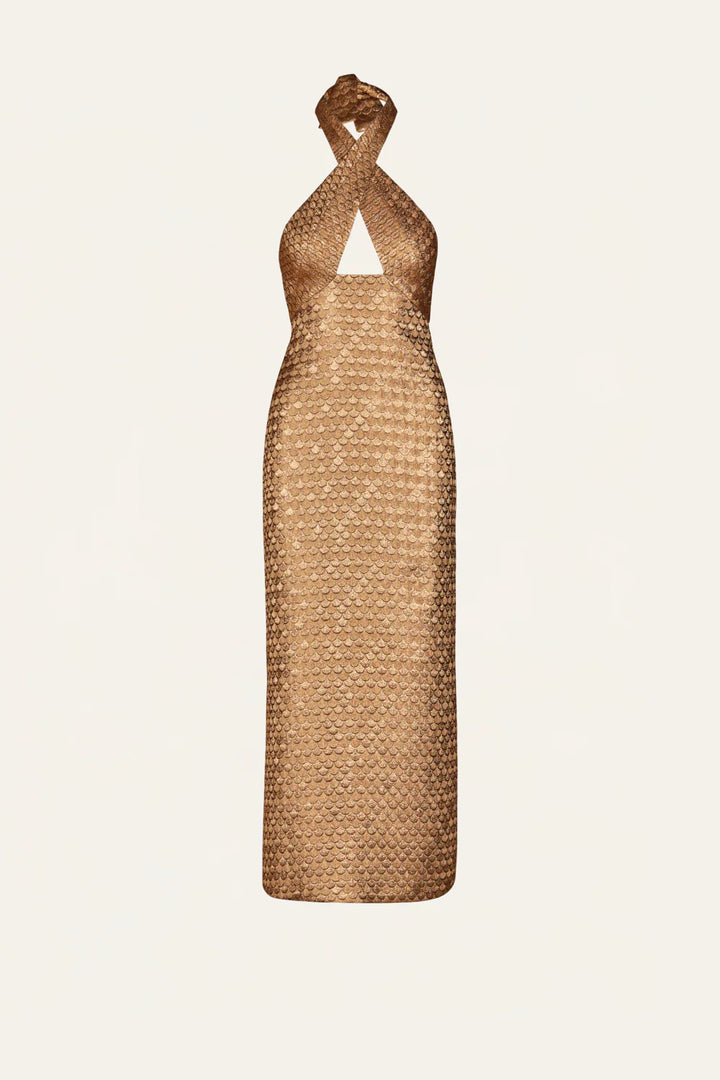 Elegant Expedition Dress - Gold