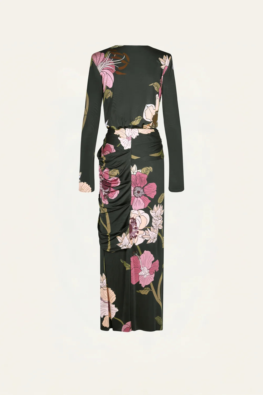 Reinvention Oasis Ankle Dress - Dark Green