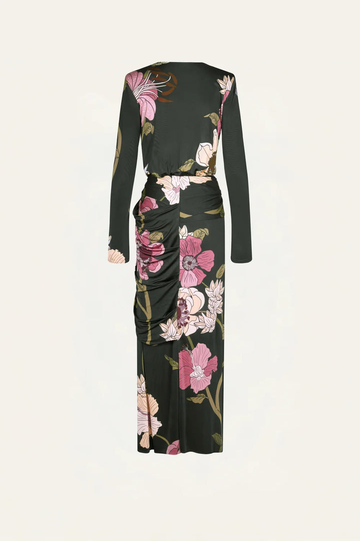 Reinvention Oasis Ankle Dress - Dark Green
