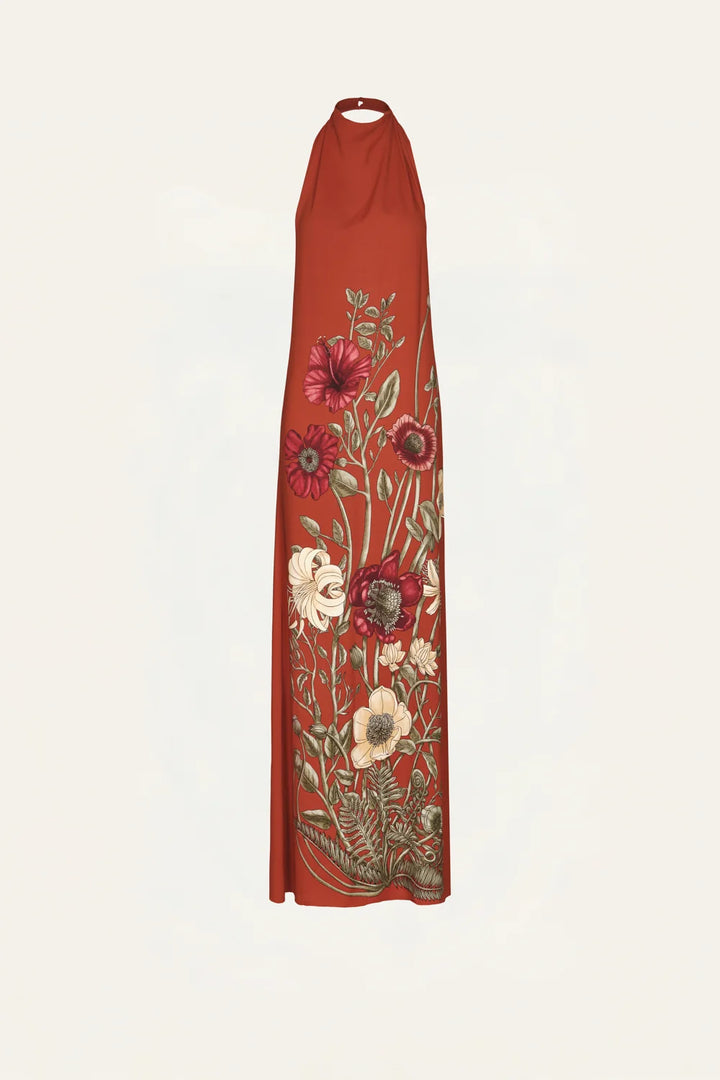 Johanna Ortiz Selva Intima Dress – Marsala