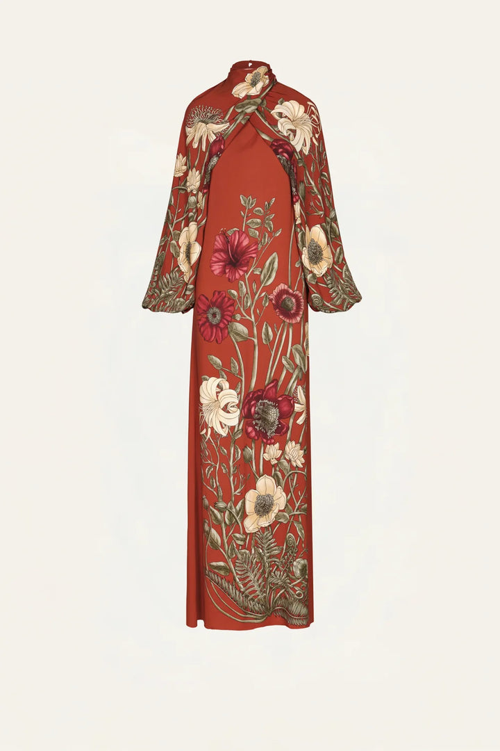 Johanna Ortiz Selva Intima Dress – Marsala