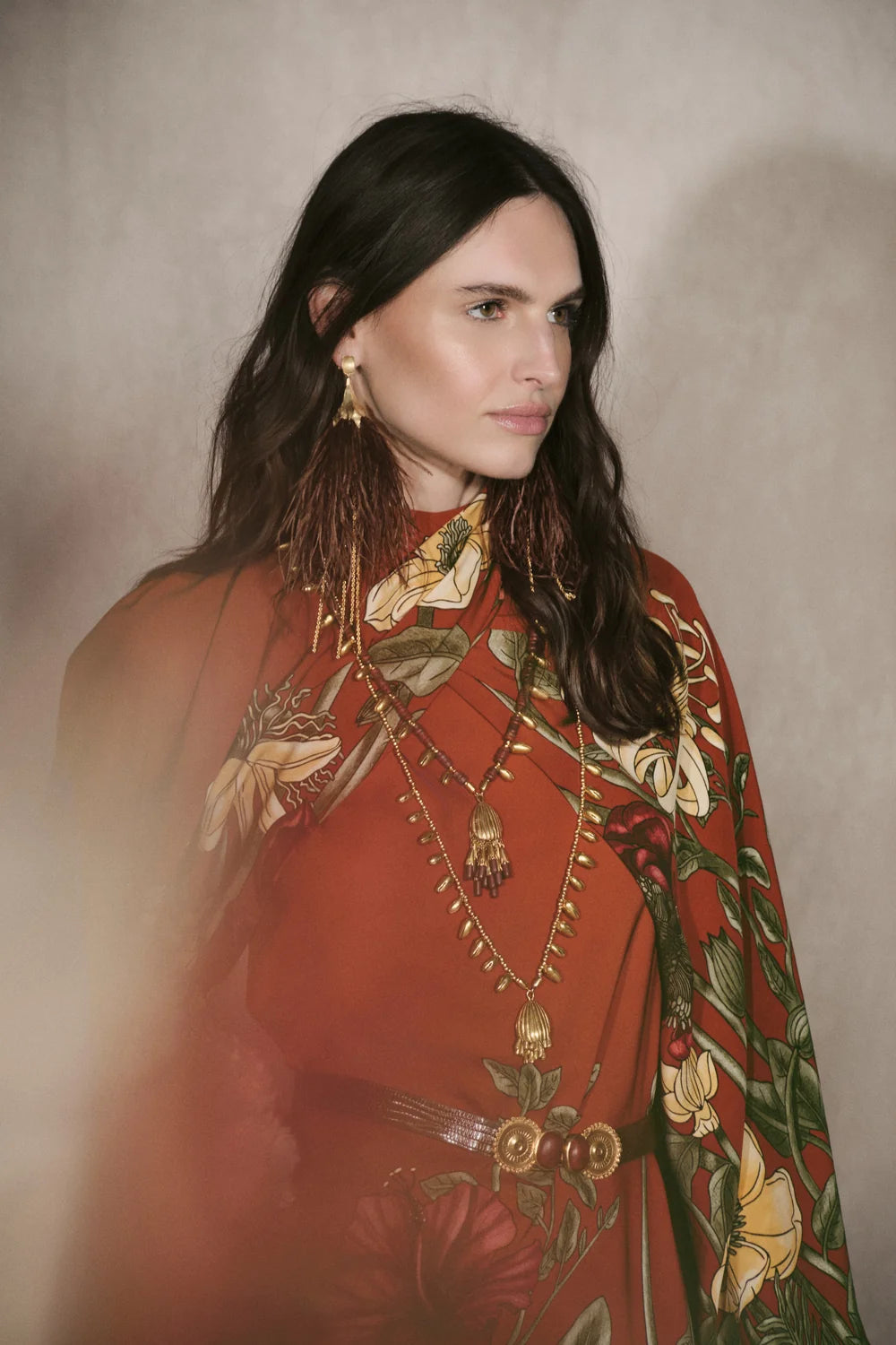 Johanna Ortiz Selva Intima Dress – Marsala
