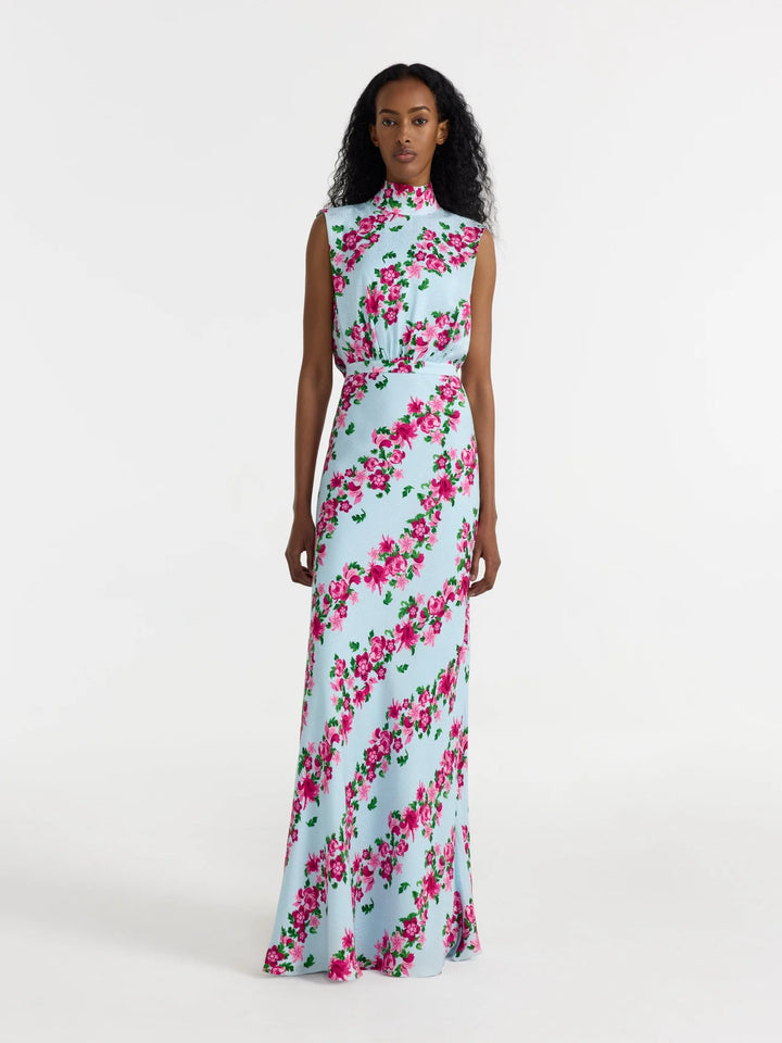 Fleur Dress - Light Blue