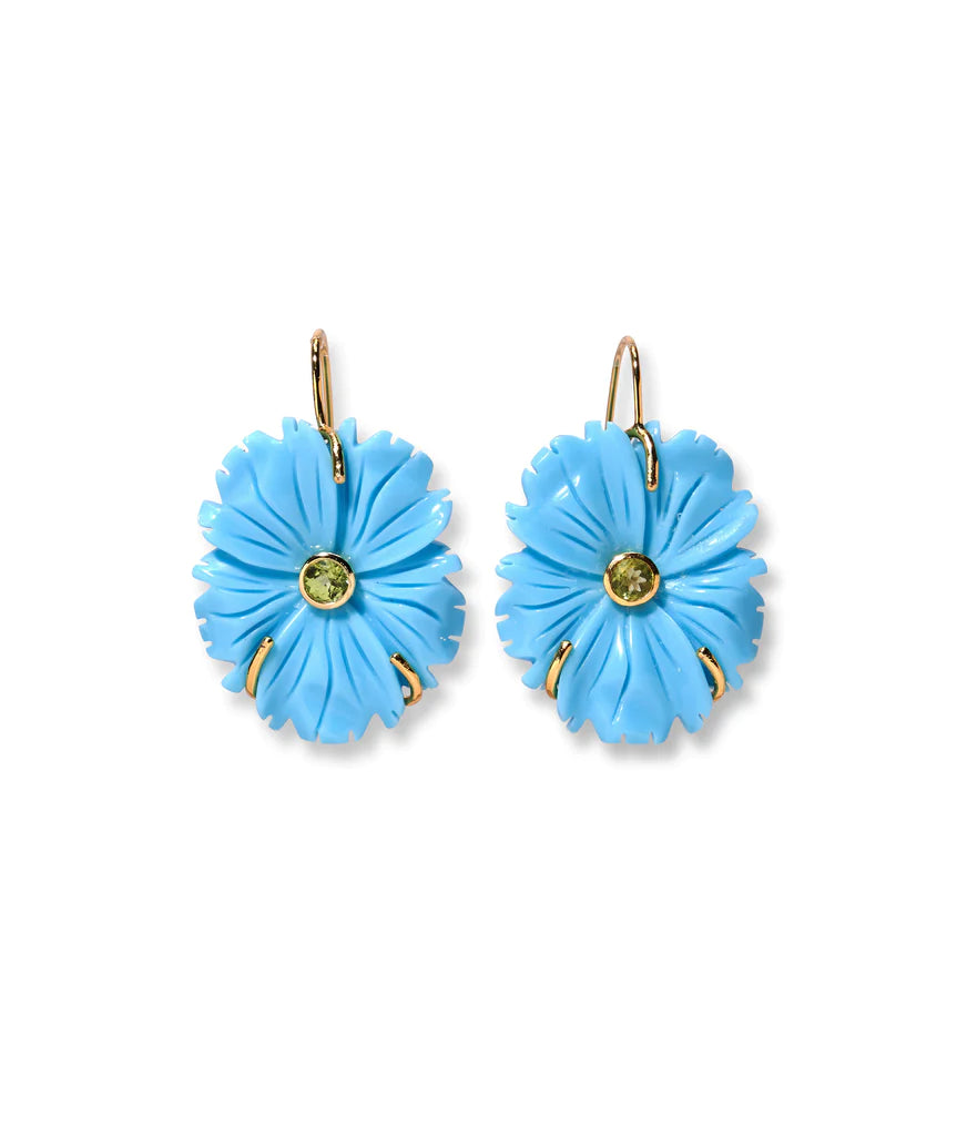 New Bloom Earrings - Cerulean