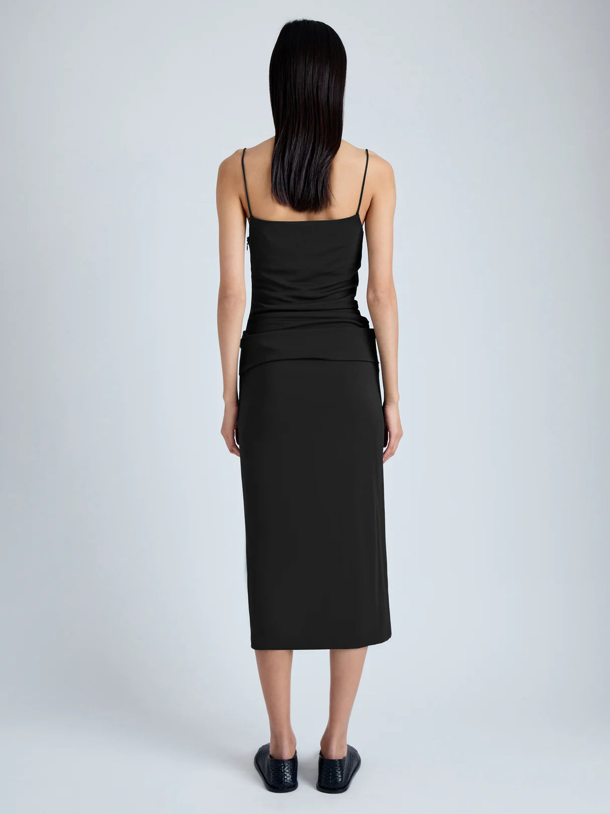 Blaire Dress in Viscose Jersey - Black