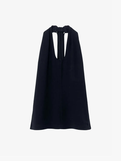 Miller Top in Light Matte Viscose Crepe - Black