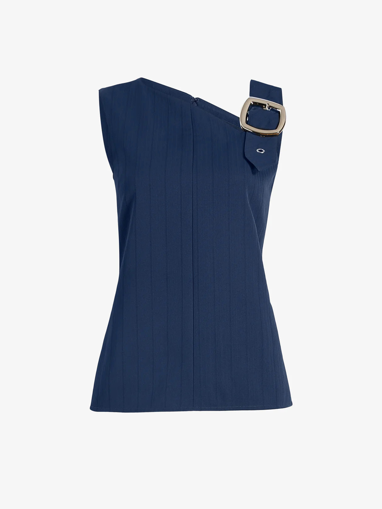 Marin Top in Technical Nylon Jacquard - Midnight