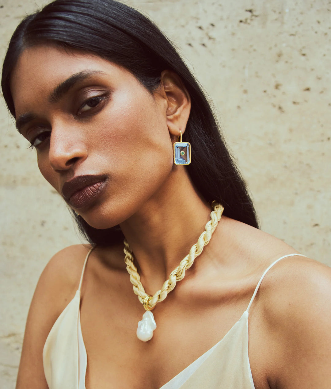 Tile Earrings - Glacier