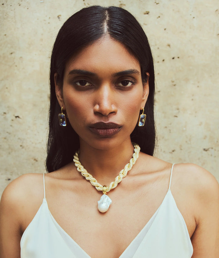 Tile Earrings - Glacier